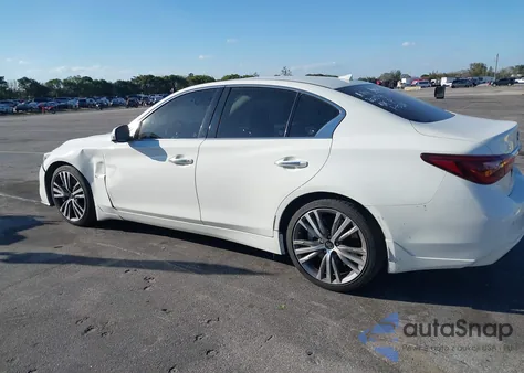 2020 Infiniti Q50 Sport z USA, uszkodzony, nr VIN JN1EV7AP5LM201548